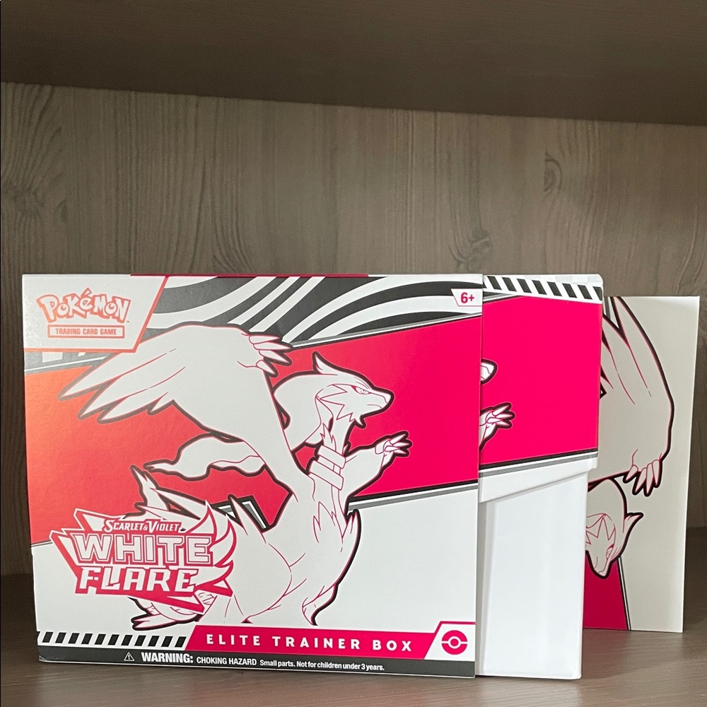 Pokemon Scarlet & Violet White Flare ETB Empty Box